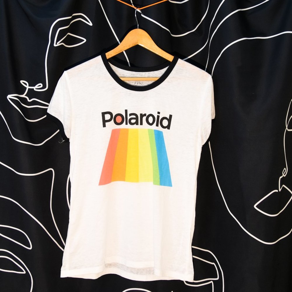POLAROID White Tee